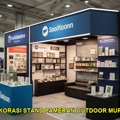 dekorasi stand pameran outdoor murah
